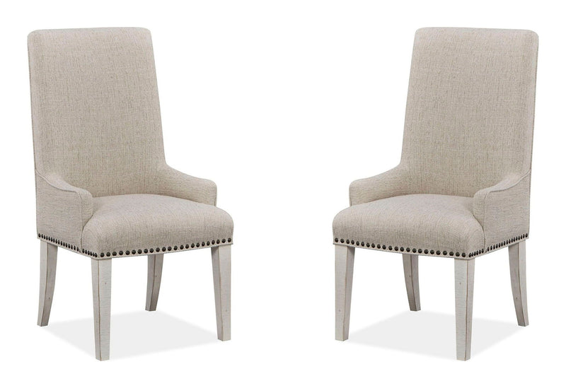 Bronwyn - Upholstered Host Side Chair (Set of 2) - Alabaster