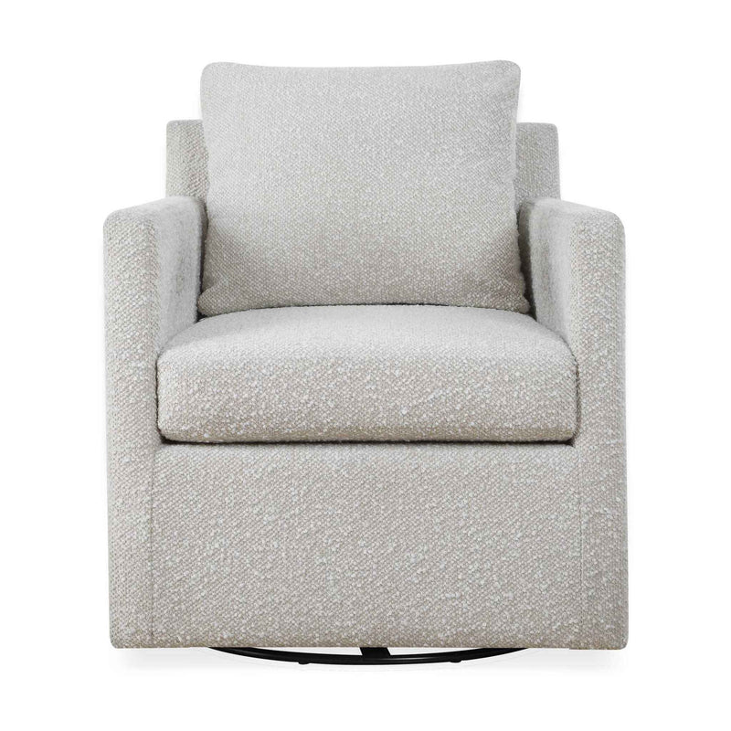 Tisdell - Swivel/Glider Chair - Cream