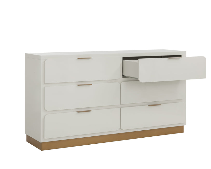 Jenkins Dresser - High Gloss Cream