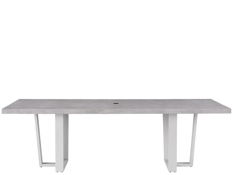 Coastal Living Outdoor South Beach Dining Table Pearl Silver