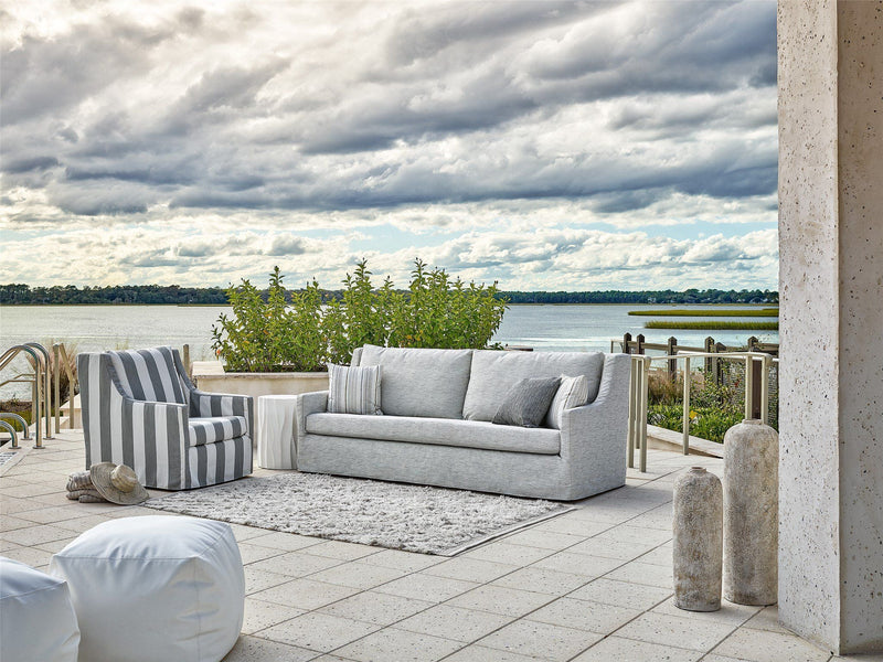 Coastal Living Outdoor / Hudson - 93" Outdoor Sofa, Special Order - Light Gray