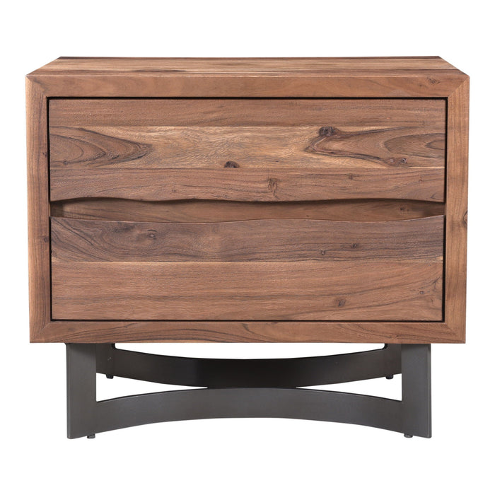 Bent - Nightstand - Smoked