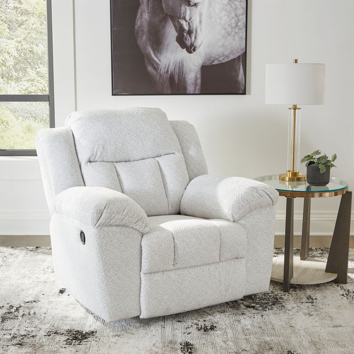 Frohn - Rocker Recliner - Fabric - Snow