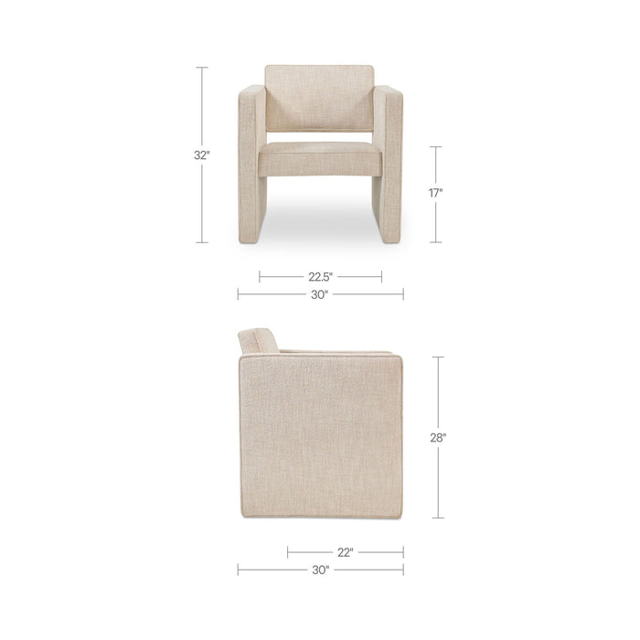 Harris - Accent Chair - Oat / Beige