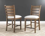 Hartford - Ladder Back Counter Height Chair (Set of 2) - Fawn