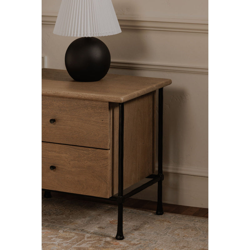 Rene - Accent Nightstand - Light Brown