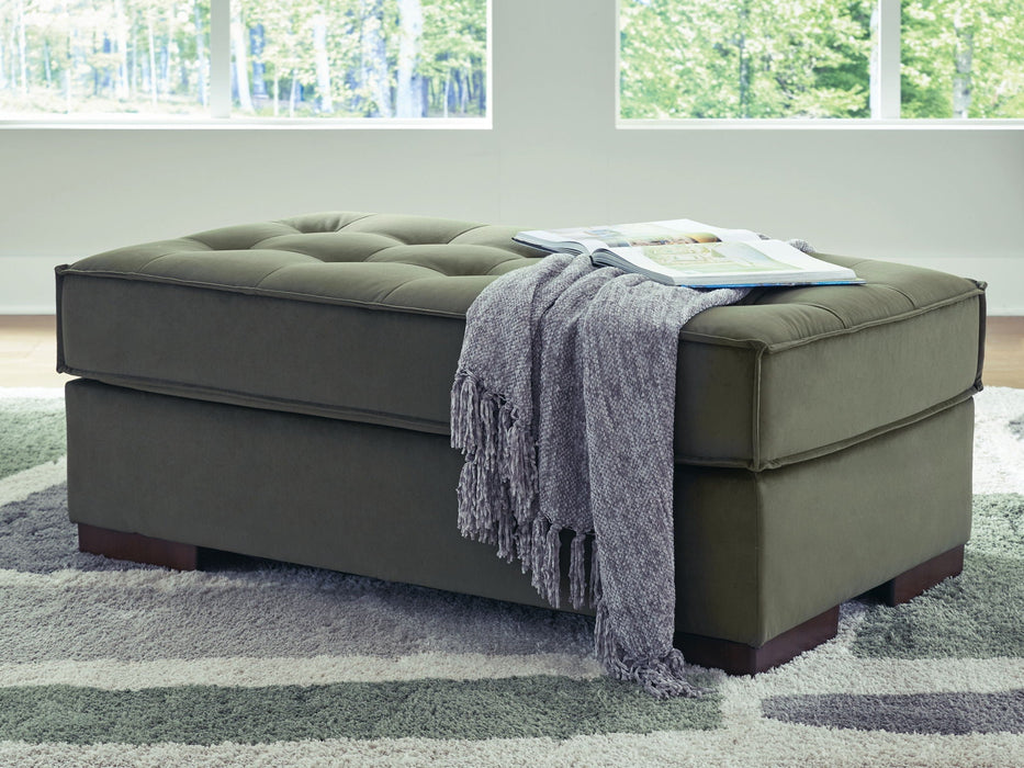 Caspian-Town - Oversized Accent Ottoman - Olive