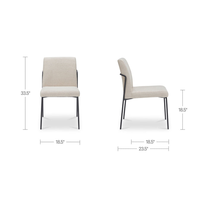 Danny - Dining Chair (Set of 2) - Ivory