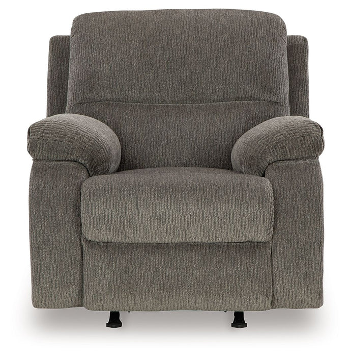 Scranto - Rocker Recliner - Fabric - Brindle