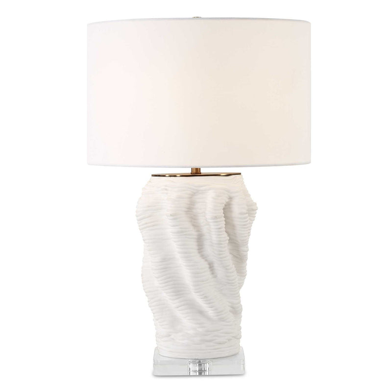Stratified - White Table Lamp