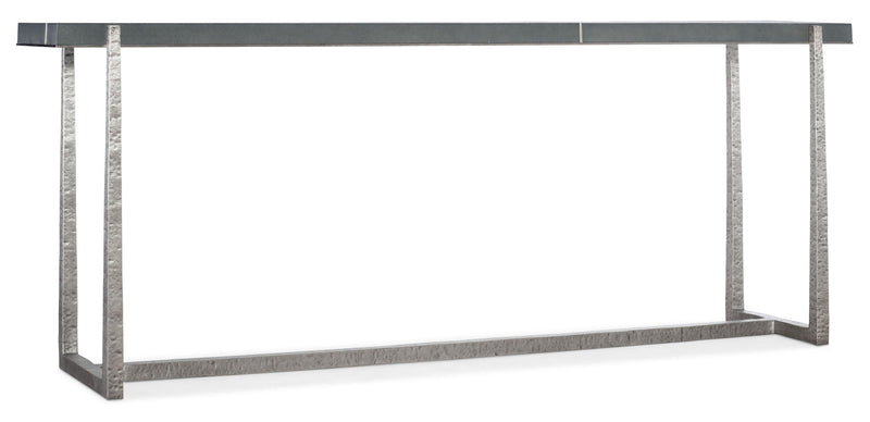 Chapman - Mixed Media Console Table - Silver