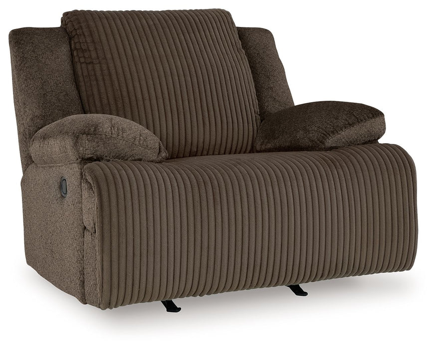 Top Tier - Rocker Recliner - Fabric - Chocolate