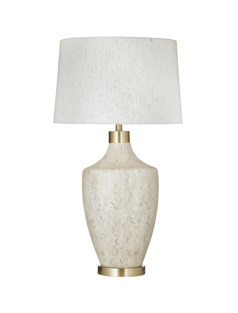 Neecole - Table Lamp - Textured Cream