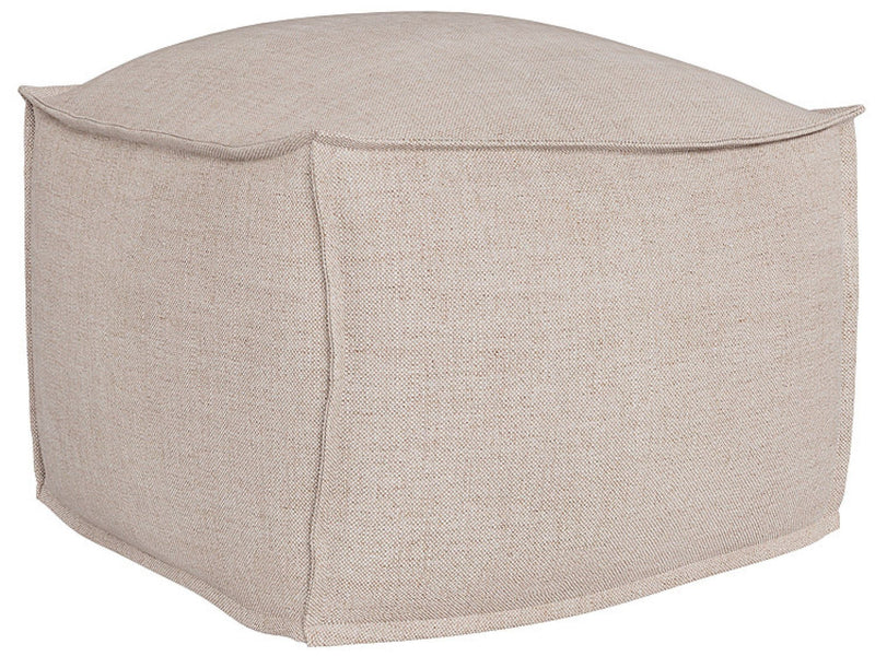 Bottega Ottoman Pouf Special Order Beige
