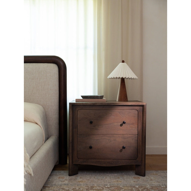 Mabel - Nightstand - Dark Brown