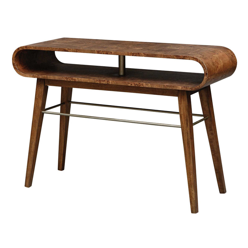 Ledger - Mid-Century Console Table - Woodtone