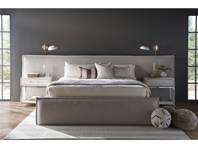 Modern - Lux King Wall Bed - Light Gray