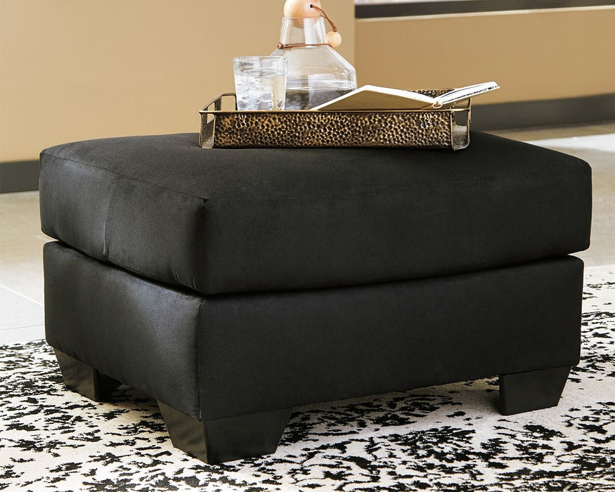 Darcy Ottoman - Black