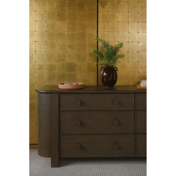 Loren - 6 Drawer Dresser - Dark Brown