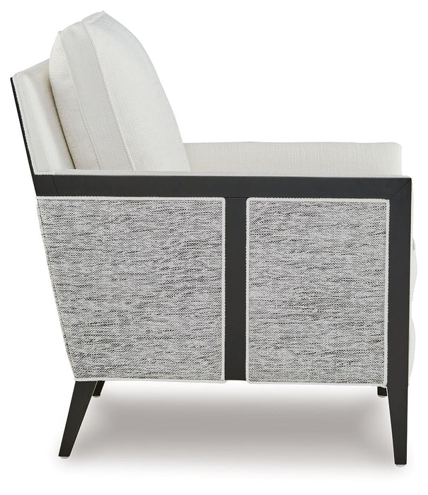 Ardenworth - Accent Chair - Black / Ivory