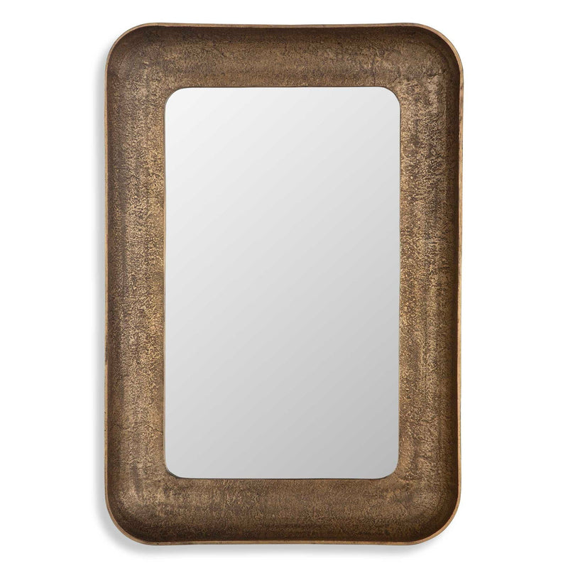 Alvaro - Antique Brass Mirror