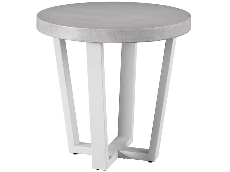 Coastal Living Outdoor South Beach End Table Pearl Silver
