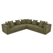 Davie - Classic L Modular Sectional - Olive