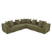 Davie - Classic L Modular Sectional - Olive