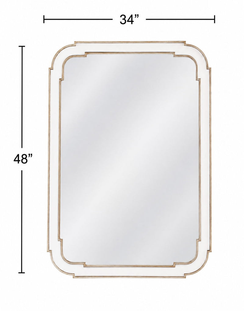 Sasha - Wall Mirror - White