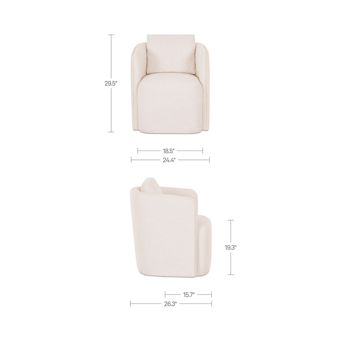 Cecil - Dining Chair - Warm White