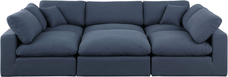 Comfy - 6 Piece Linen Sectional