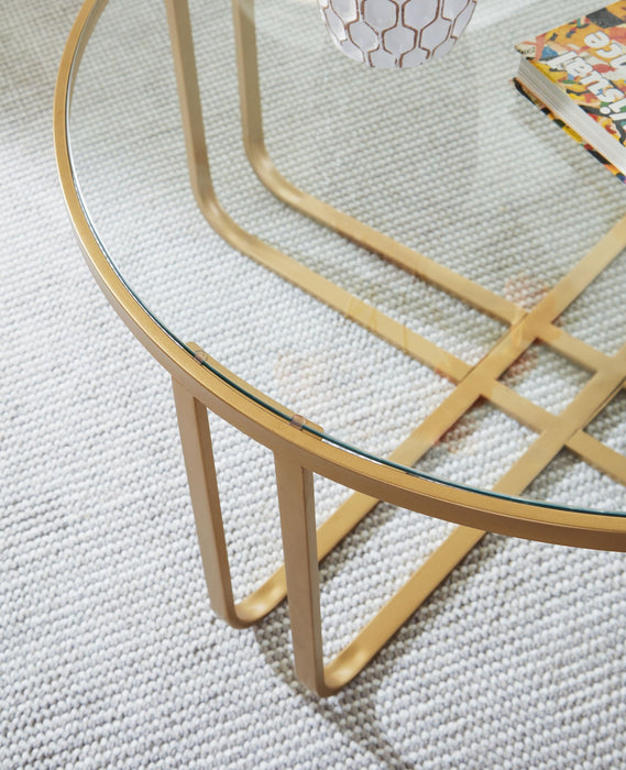 Milloton - Occasional Table Set (Set of 3) - Gold