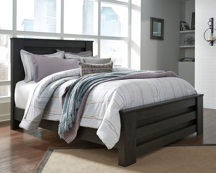 Brinxton Charcoal Panel Bed - Queen