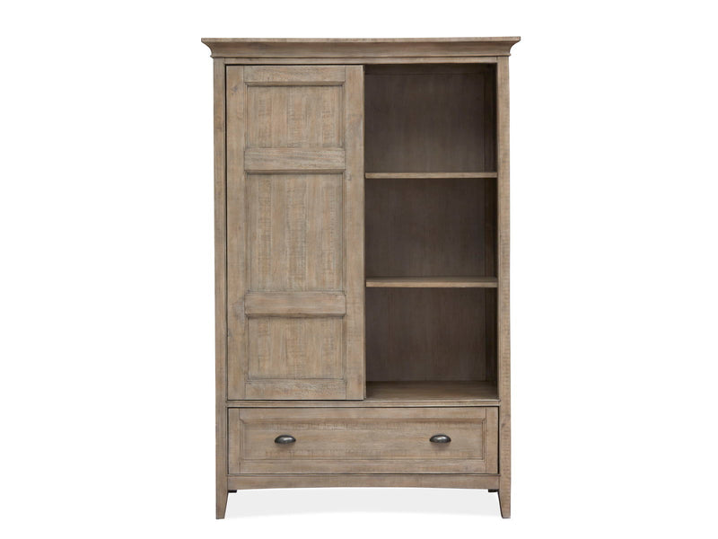 Paxton Place - Wood Door Chest - Dove Tail Gray
