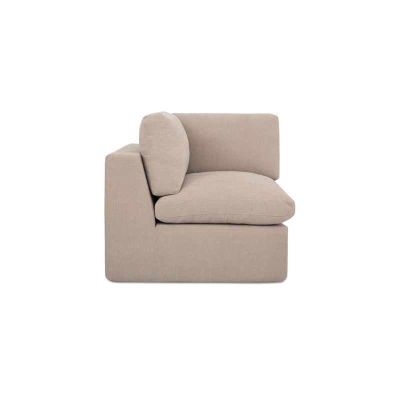Cates - Corner Chair - Pebble