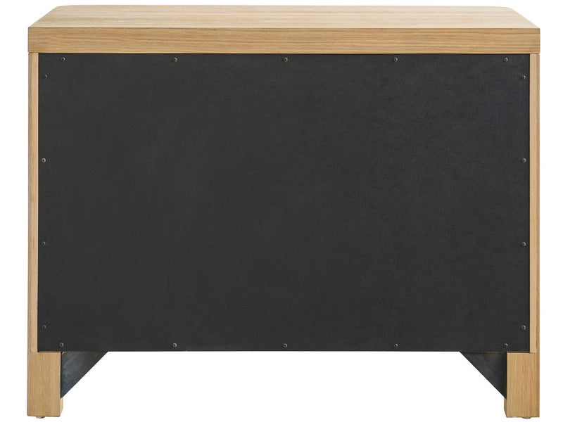 Modern - Walker 2-Drawer Nightstand - Light Brown