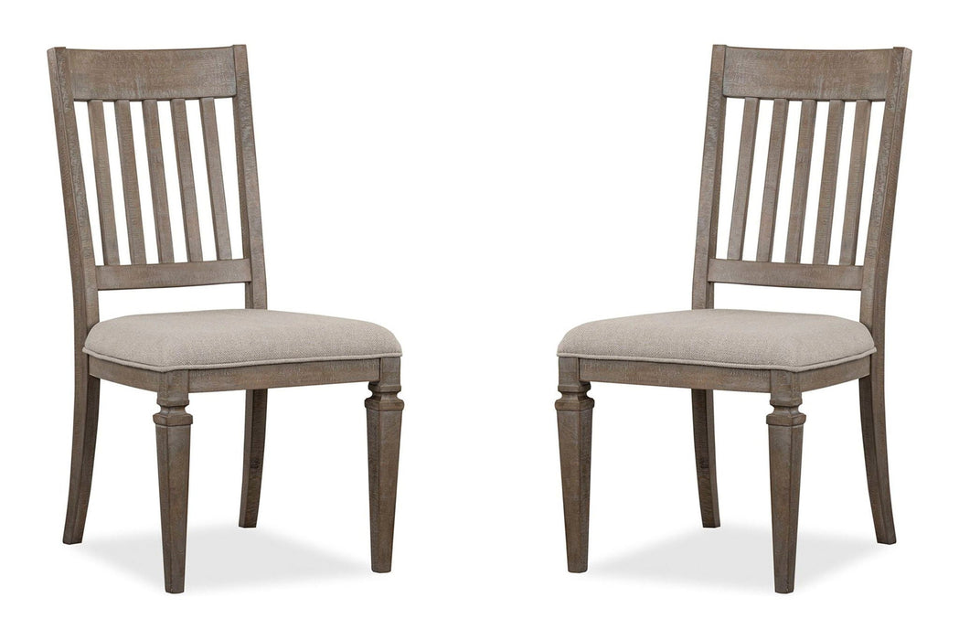 Lancaster - Dining Side Chair With Upholstered Seat (Set of 2) - Dovetail Gray
