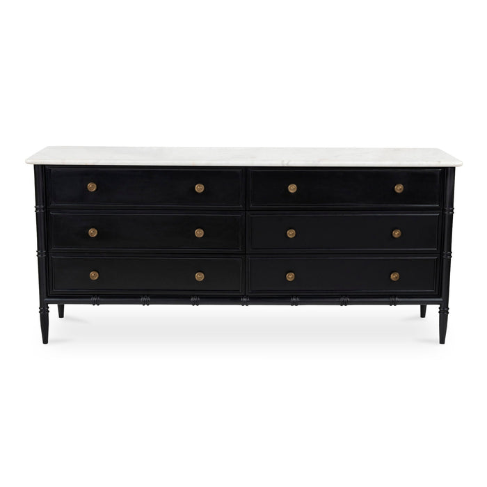 Eleanor - 6 Drawer Dresser - Black