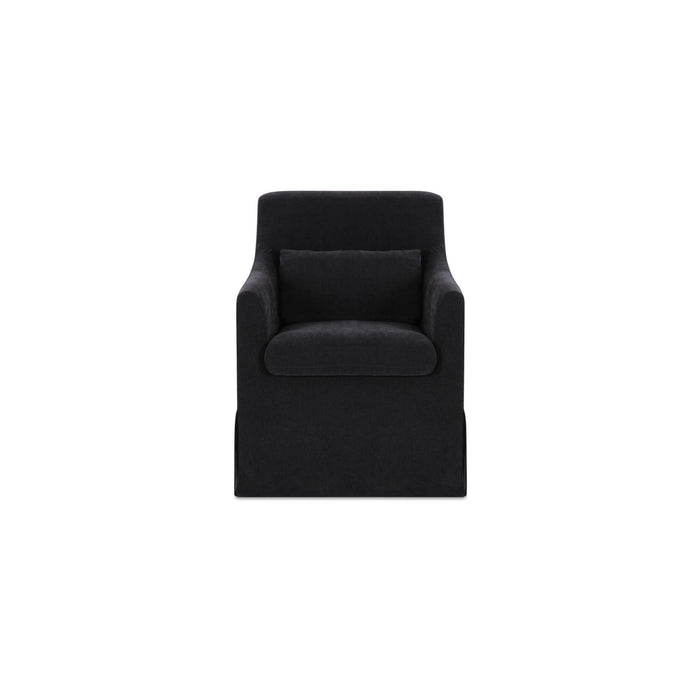 Lydia - Slipcover Dining Chair - Black