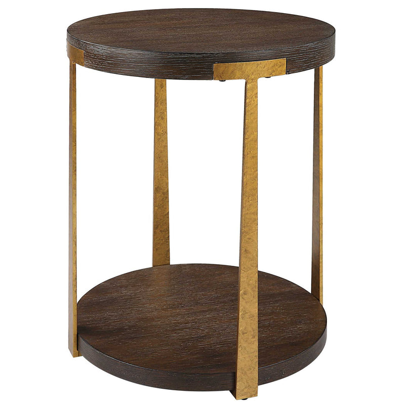 Palisade - Round Wood Side Table