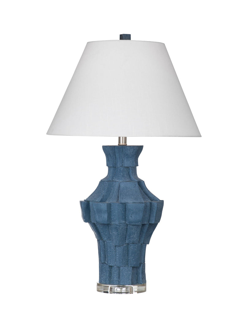 Kenora - Table Lamp - Dark Blue / White