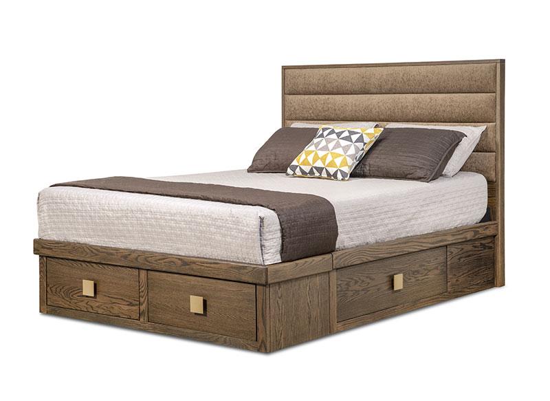 Belmont 4 Drawer Condo Bed with Fabric Headboard Collection