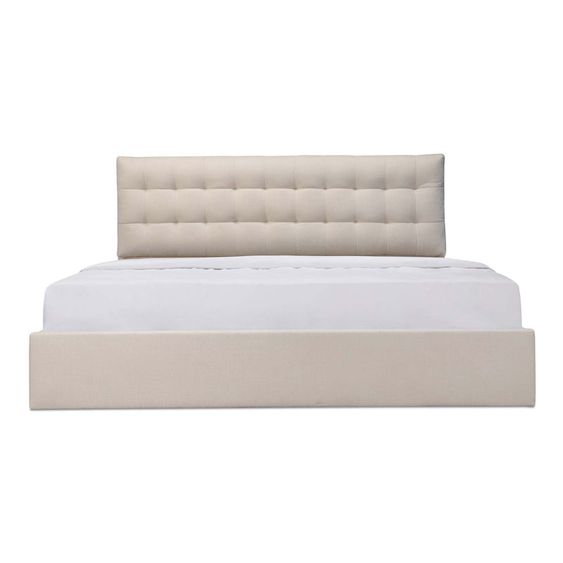 Sebastion - King Storage Bed - Cream