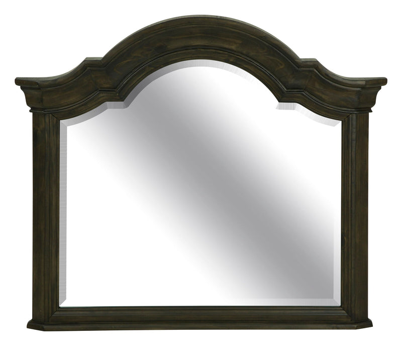 Bellamy - Shaped Mirror - Peppercorn