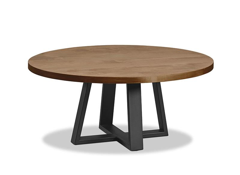Belmont Metal Pedestal Round Coffee Table Collection