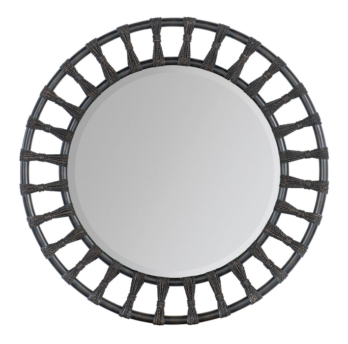 Retreat Pole Rattan Accent Mirror