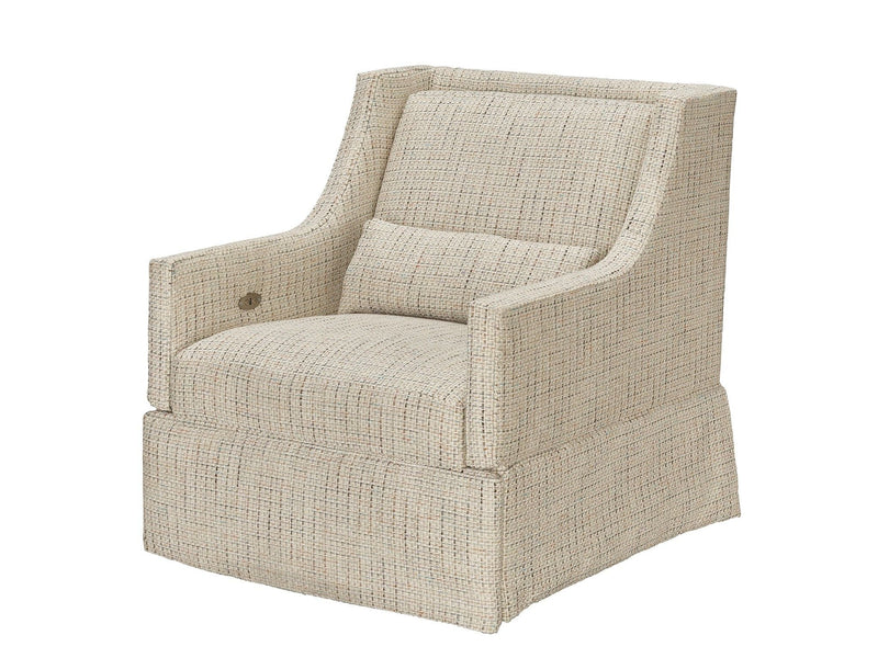 Hudson Skirted Recliner Special Order Beige