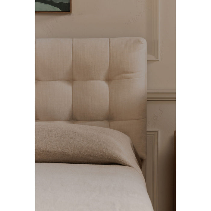 Sebastion - Queen Storage Bed - Cream