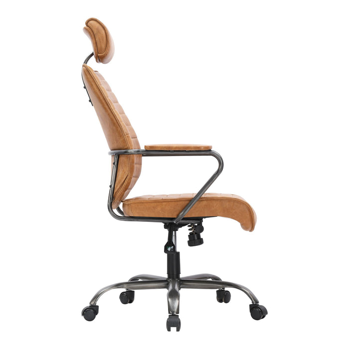 Executive - Swivel Office Chair - Cigare Tan