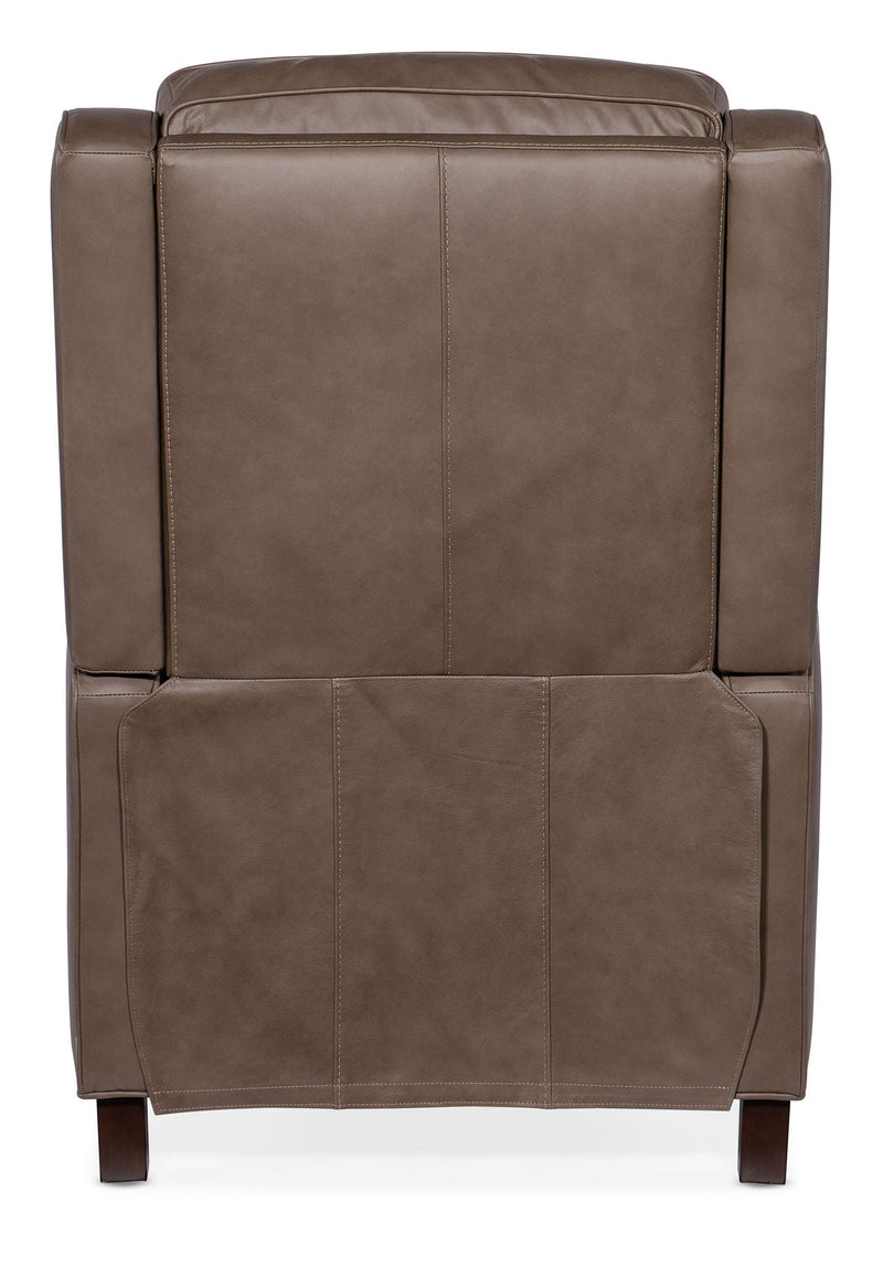 RC - Tricia Manual Push Back Recliner - Dark Brown